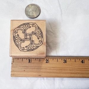 Stampabilities Gothic Rosette rubber stamp